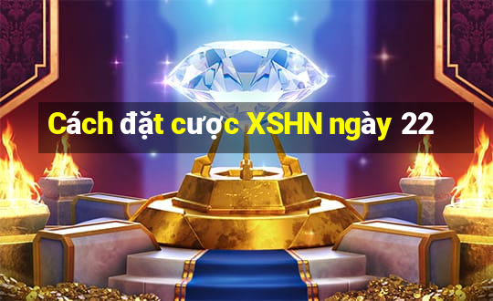 Cách đặt cược XSHN ngày 22