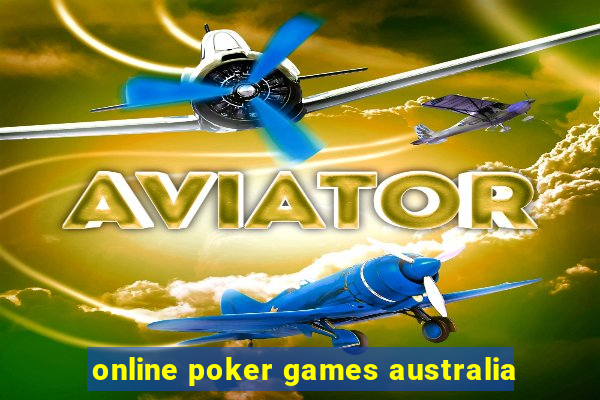 online poker games australia