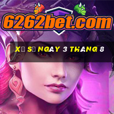 xổ số ngày 3 tháng 8