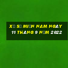 xổ số miền nam ngày 11 tháng 9 năm 2022