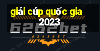 giải cúp quốc gia 2023