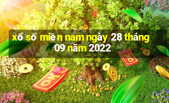 xổ số miền nam ngày 28 tháng 09 năm 2022