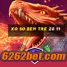 xo so ben tre 28 11