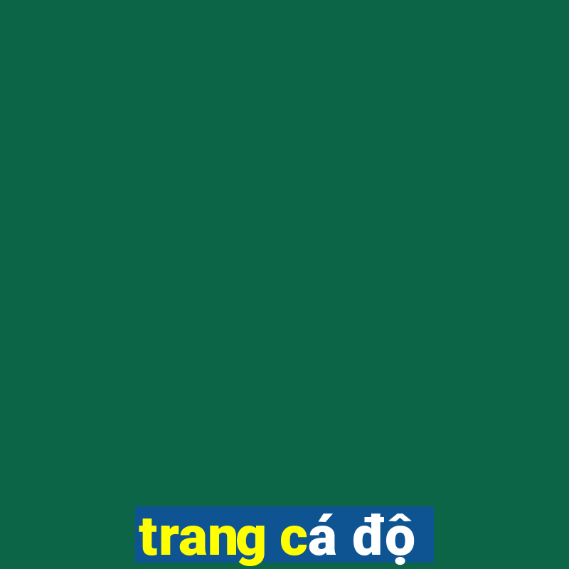 trang cá độ