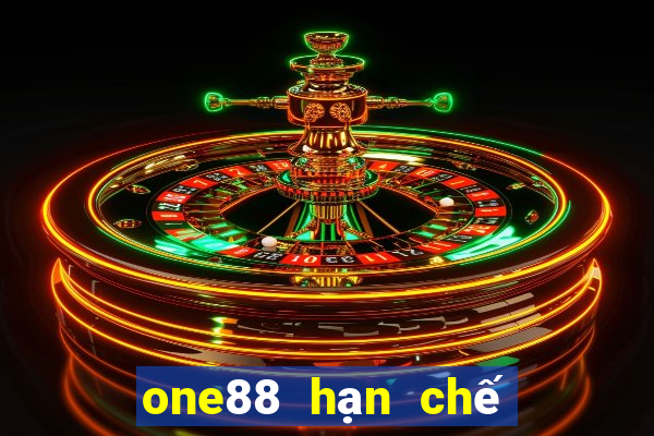 one88 hạn chế màu đỏ