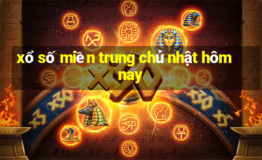 xổ số miền trung chủ nhật hôm nay