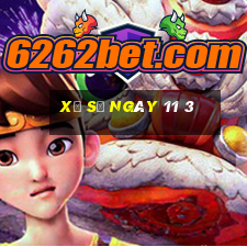 xổ số ngày 11 3