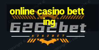 online casino betting