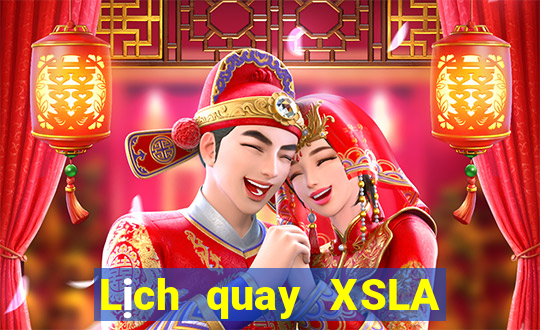 Lịch quay XSLA ngày 9