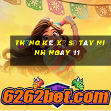 Thống kê Xổ Số Tây Ninh ngày 11