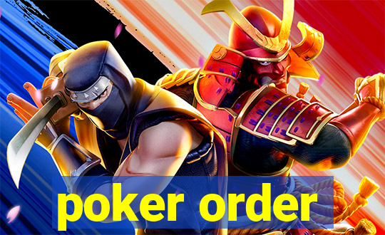 poker order