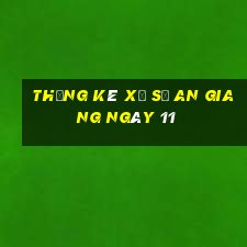 Thống kê Xổ Số an giang ngày 11