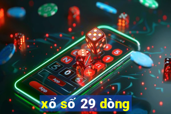 xổ số 29 dòng