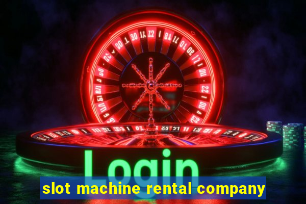 slot machine rental company