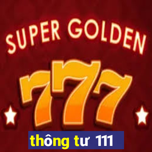 thông tư 111