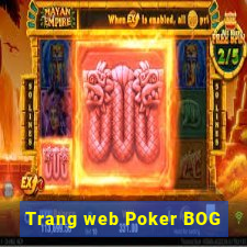 Trang web Poker BOG