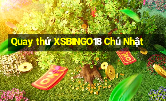 Quay thử XSBINGO18 Chủ Nhật