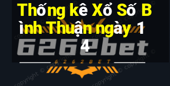 Thống kê Xổ Số Bình Thuận ngày 14