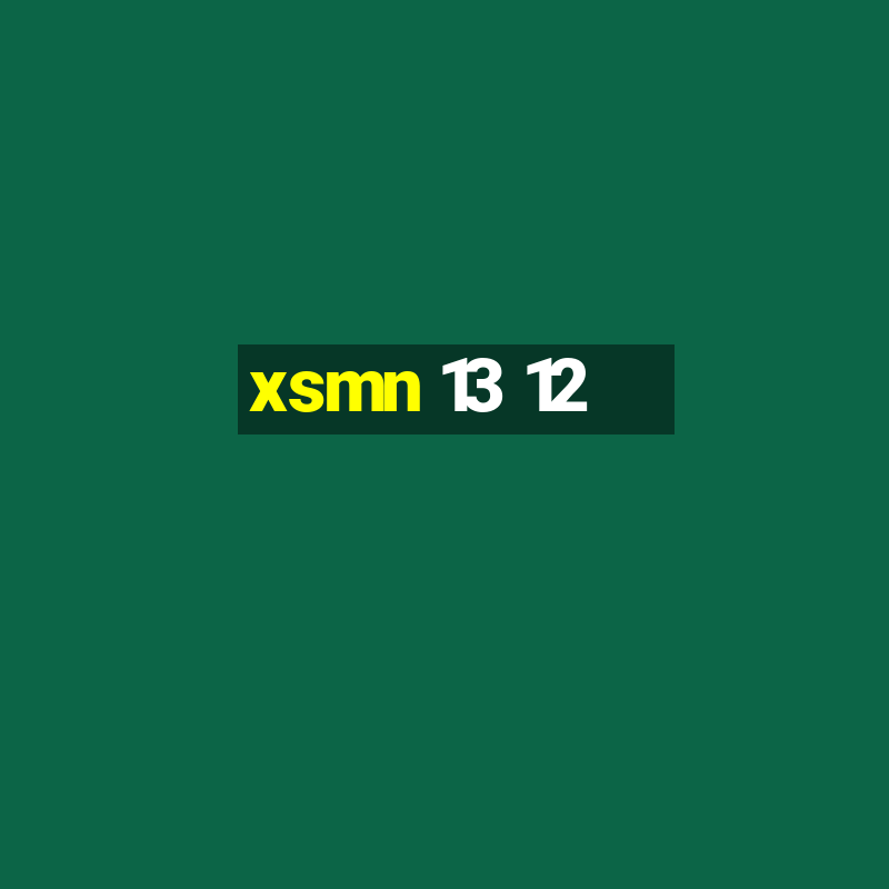 xsmn 13 12