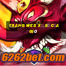 Trang web xổ số của gió