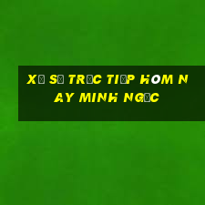 xổ số trực tiếp hôm nay minh ngọc