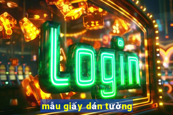 mẫu giấy dán tường