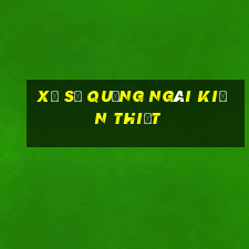 xổ số quảng ngãi kiến thiết