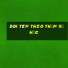 bói tên theo thần số học