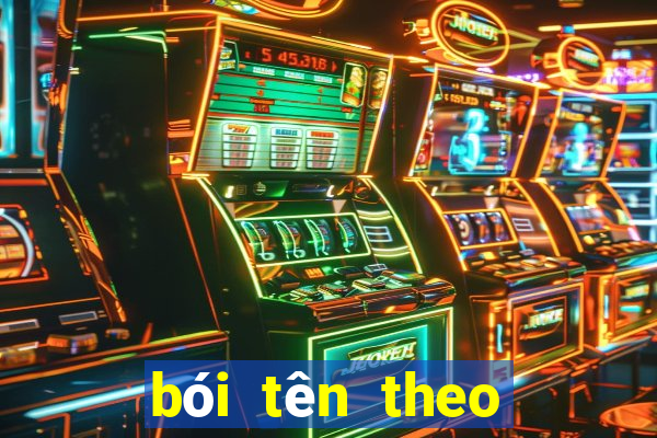 bói tên theo thần số học