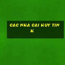 cac nha cai huy tinh