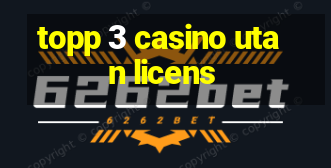 topp 3 casino utan licens