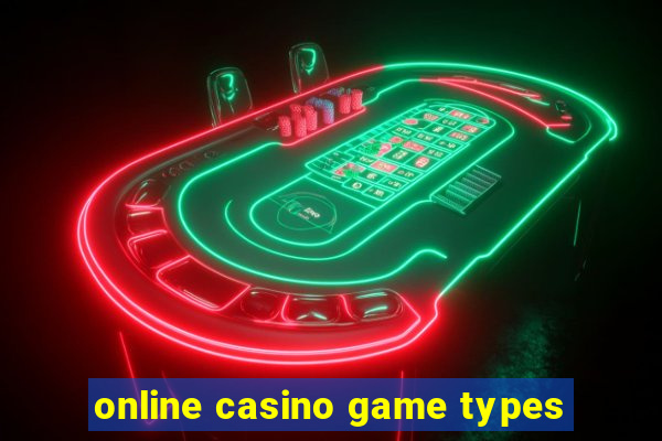 online casino game types