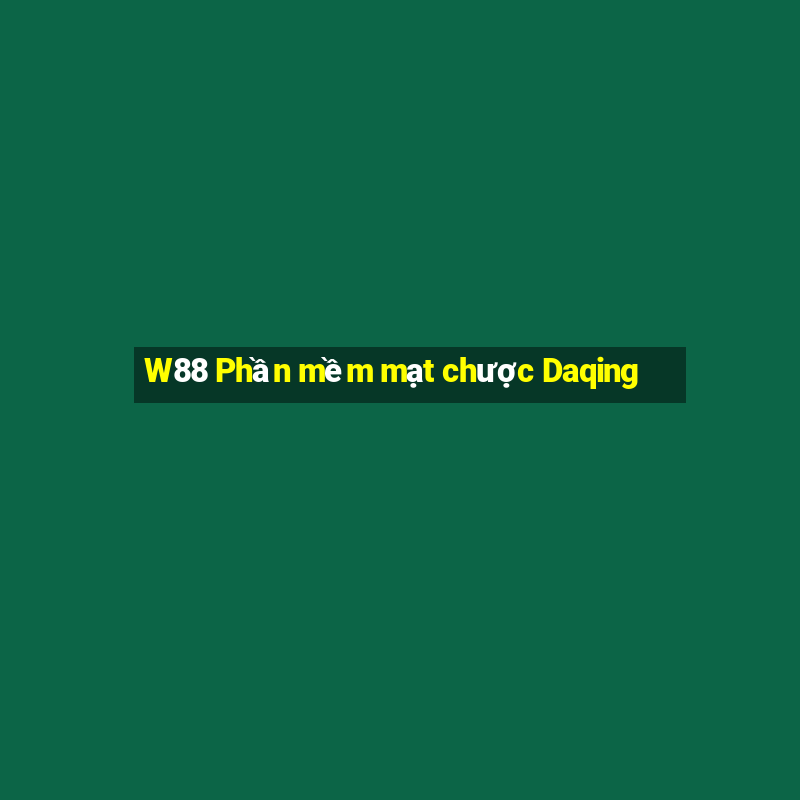 W88 Phần mềm mạt chược Daqing