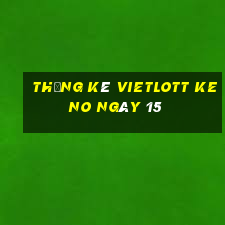 Thống kê vietlott KENO ngày 15