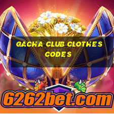 gacha club clothes codes