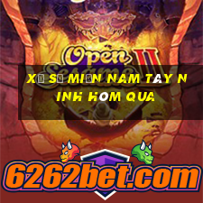 xổ số miền nam tây ninh hôm qua