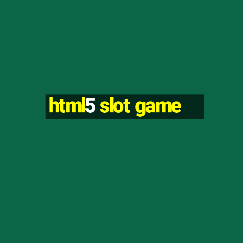 html5 slot game