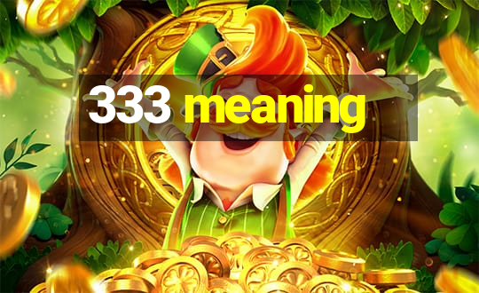 333 meaning