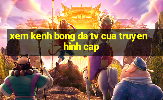 xem kenh bong da tv cua truyen hinh cap