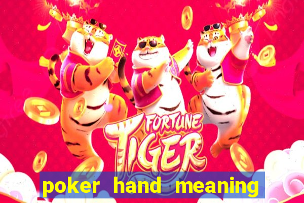 poker hand meaning in urdu