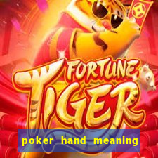 poker hand meaning in urdu