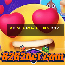 xổ số bình dương 1 12