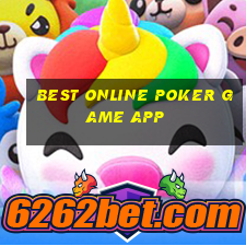 best online poker game app