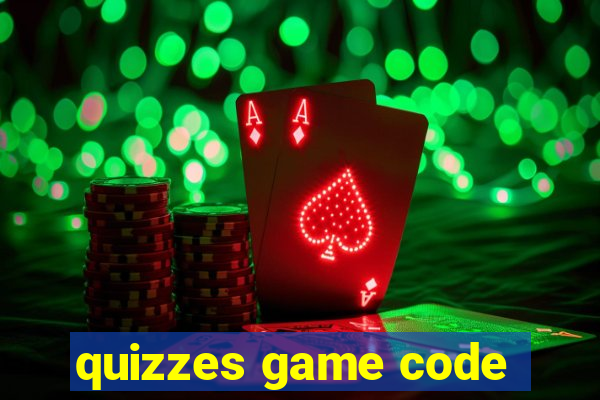 quizzes game code