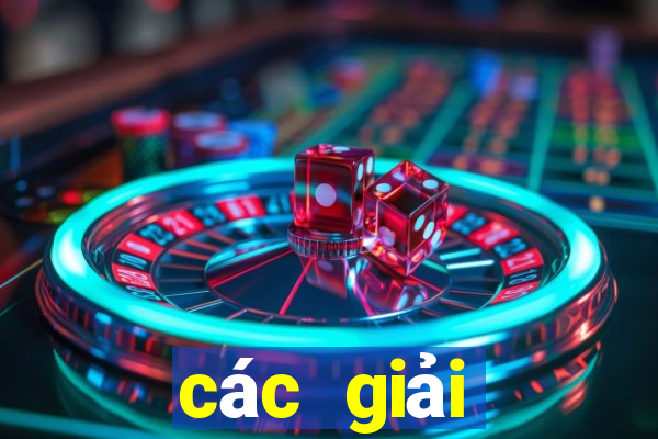 các giải thưởng vé số