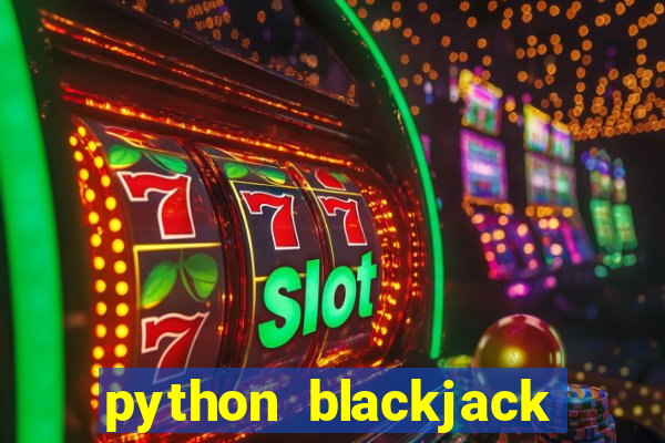 python blackjack game tkinter