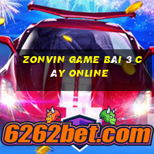 Zonvin Game Bài 3 Cây Online