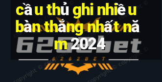 cầu thủ ghi nhiều bàn thắng nhất năm 2024