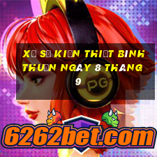 xổ số kiến thiết bình thuận ngày 8 tháng 9