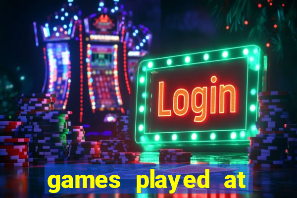 games played at live casino